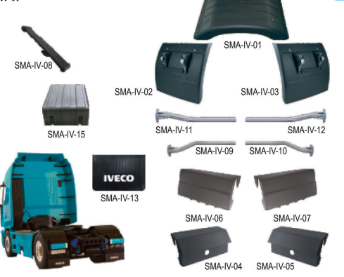 STARLIS IVECO ÇEKİCİ ÇAMURLUKLARI